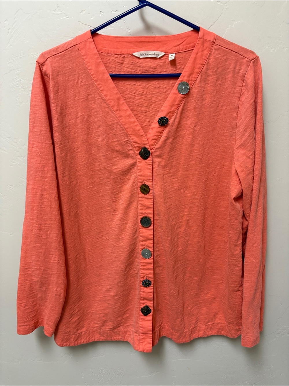 Soft surroundings button up top - X-Large